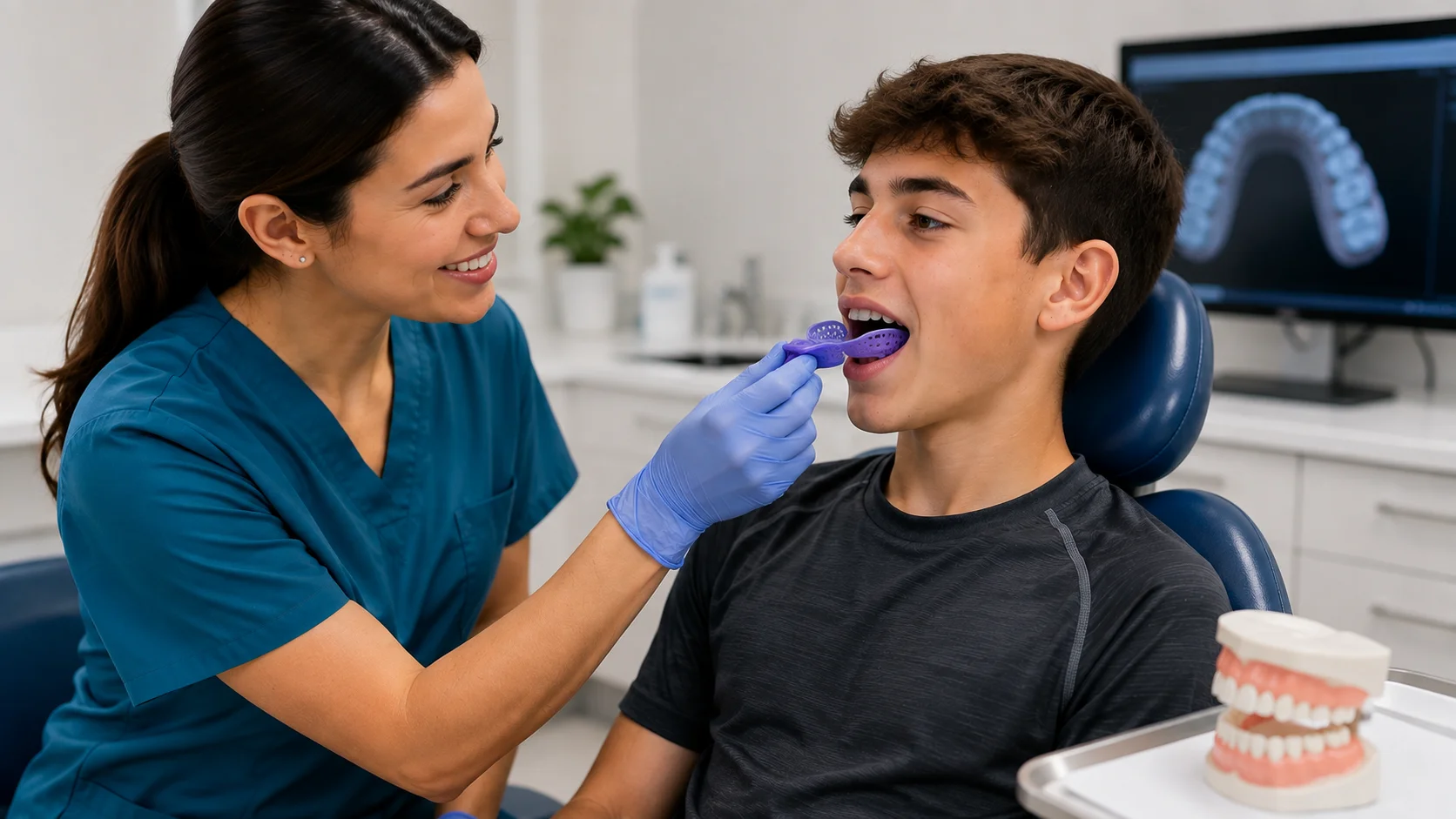 What Happens During a Sports Mouthguard Appointment