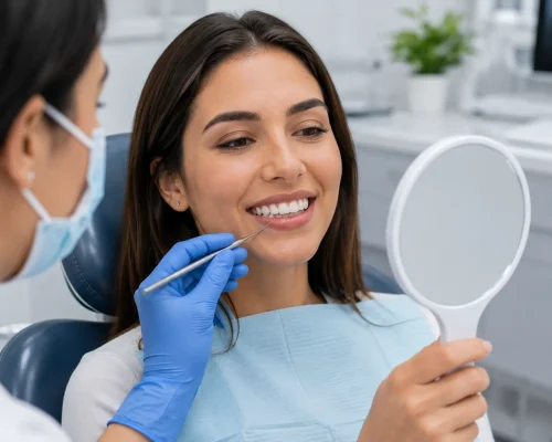 White teeth spots treatment in Scarborough at Dean Park Dental